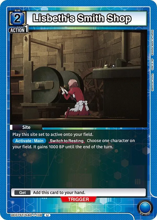 Lisbeth's Smith Shop card front