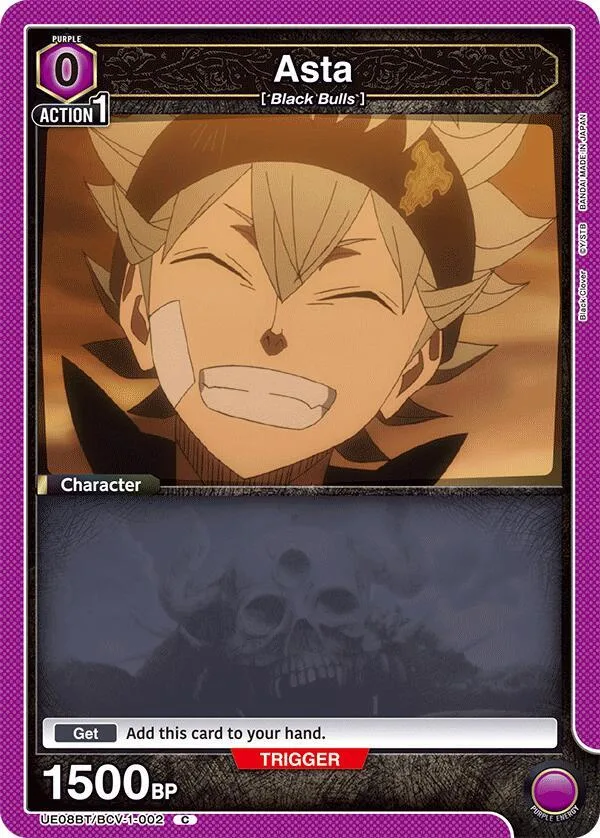 Asta (002) card front