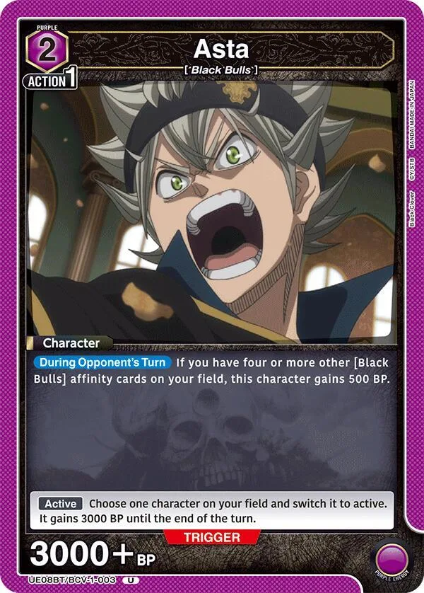 Asta (003) card front