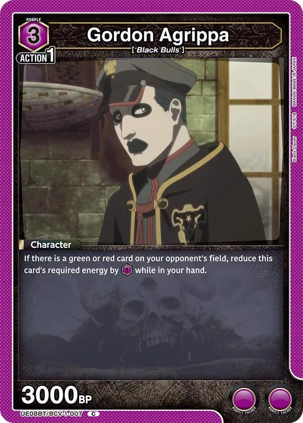 Gordon Agrippa card front
