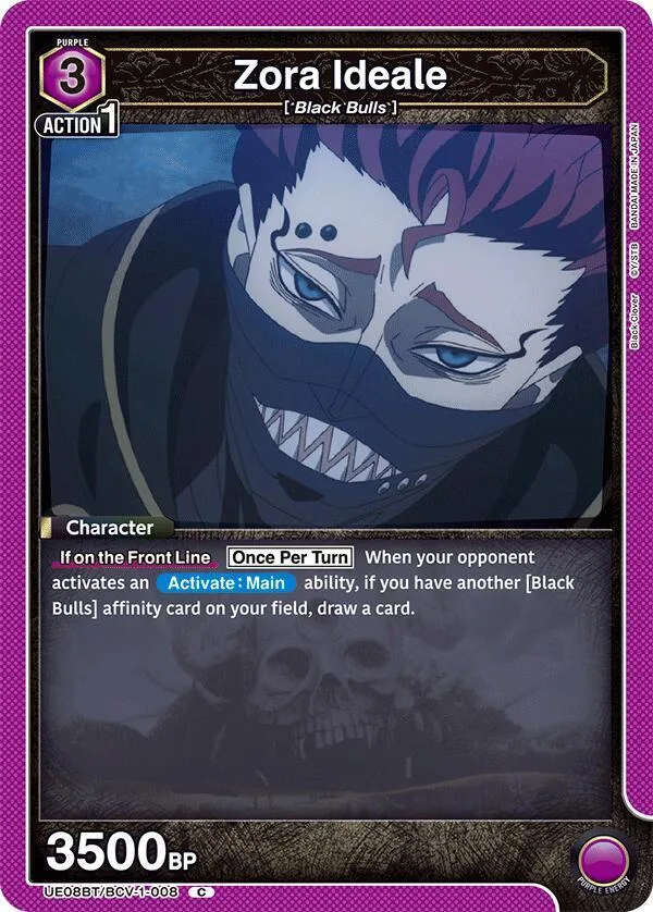 Zora Ideale card front