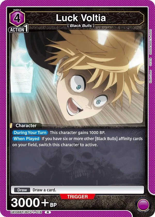 Luck Voltia (016) card front