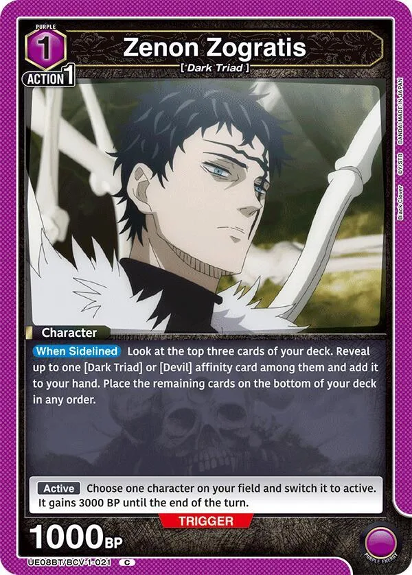 Zenon Zogratis (021) card front
