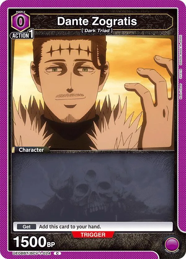 Dante Zogratis (024) card front