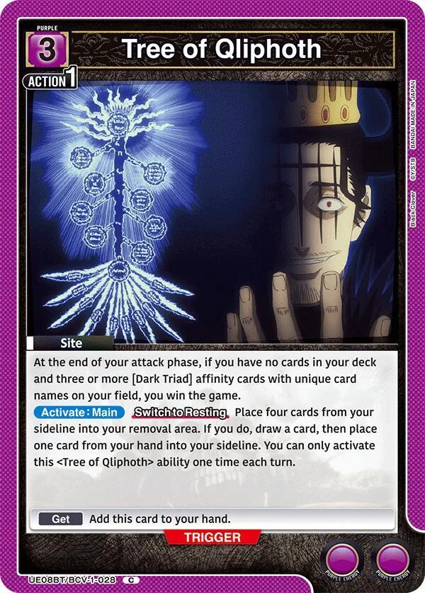 Tree of Qliphoth card front