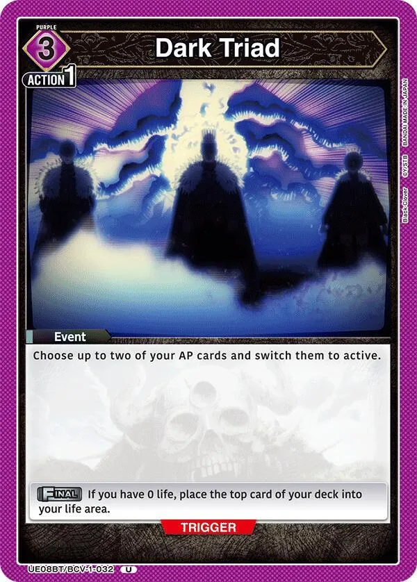 Dark Triad card front
