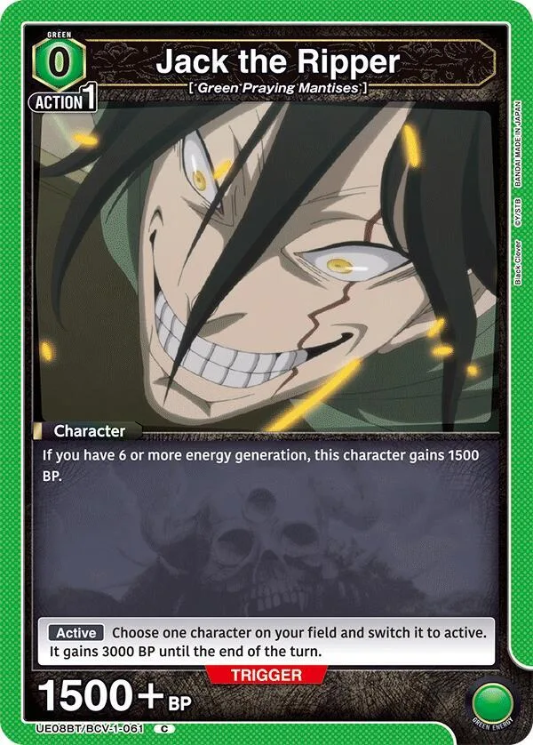 Jack the Ripper card front