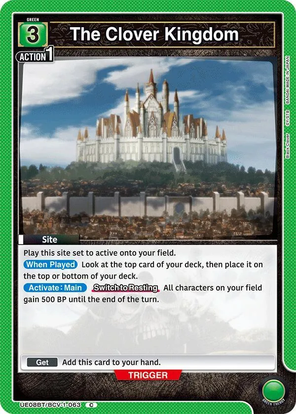 The Clover Kingdom card front