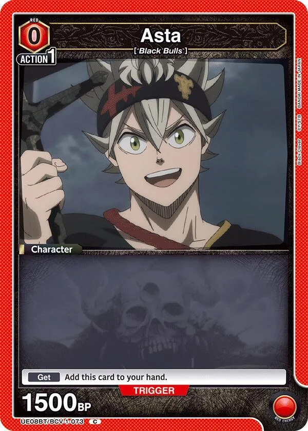 Asta (073) card front
