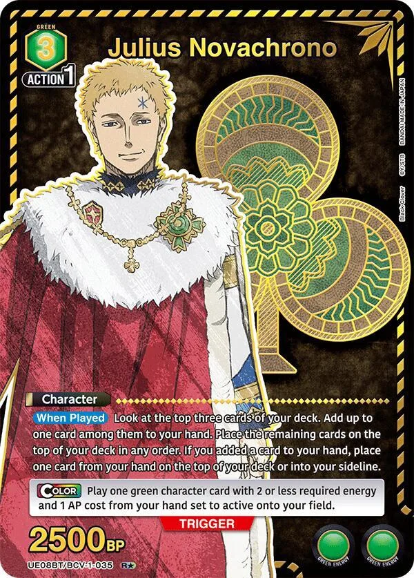 Julius Novachrono (035) (R*) card front