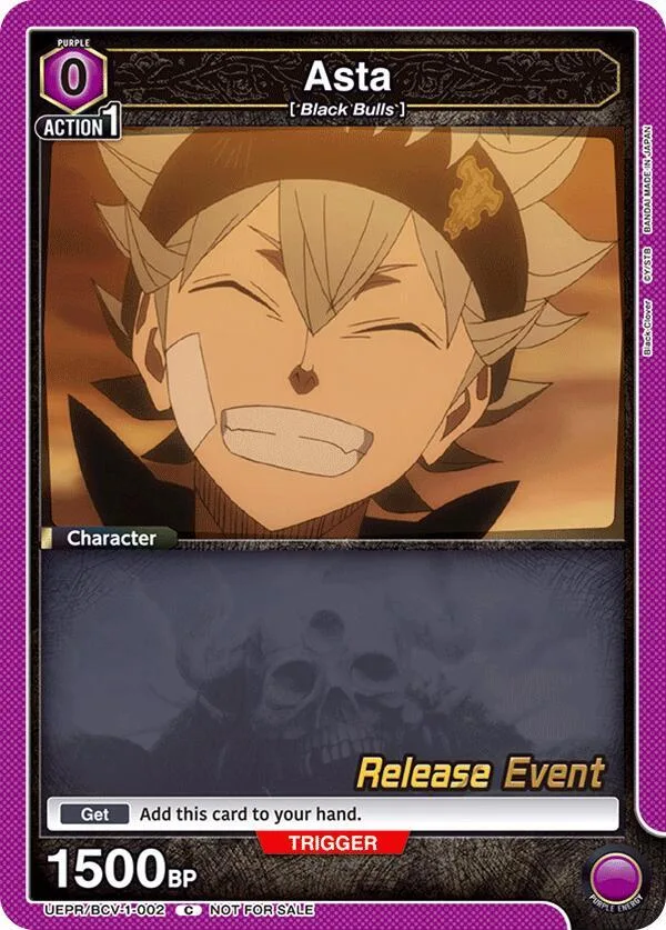 Asta (002) card front