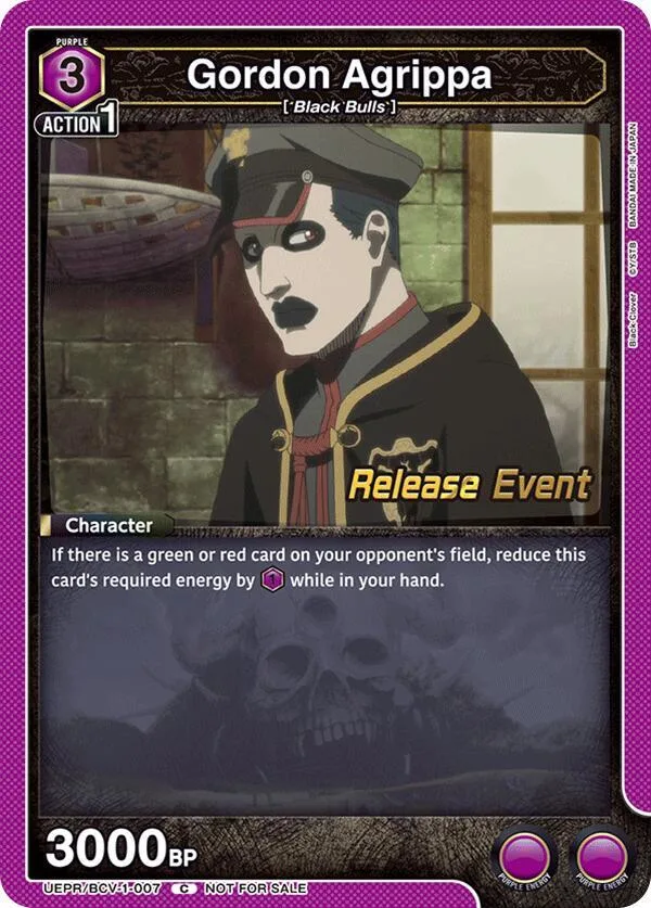 Gordon Agrippa card front