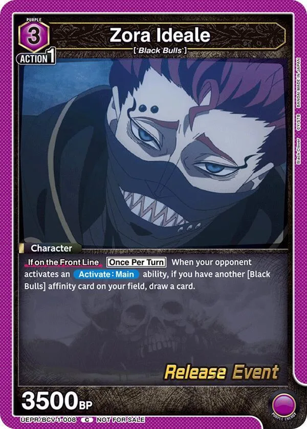 Zora Ideale card front