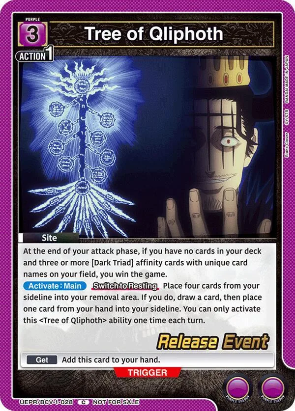 Tree of Qliphoth card front