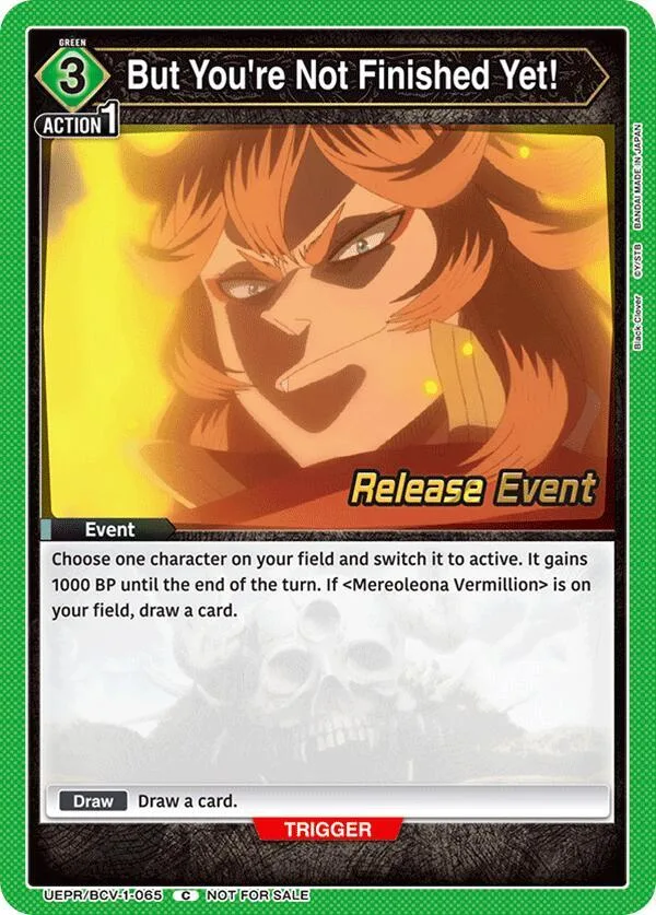 But You're Not Finished Yet! card front