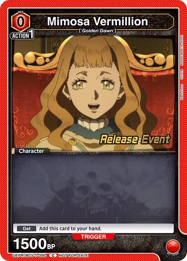 Mimosa Vermillion (090) card front
