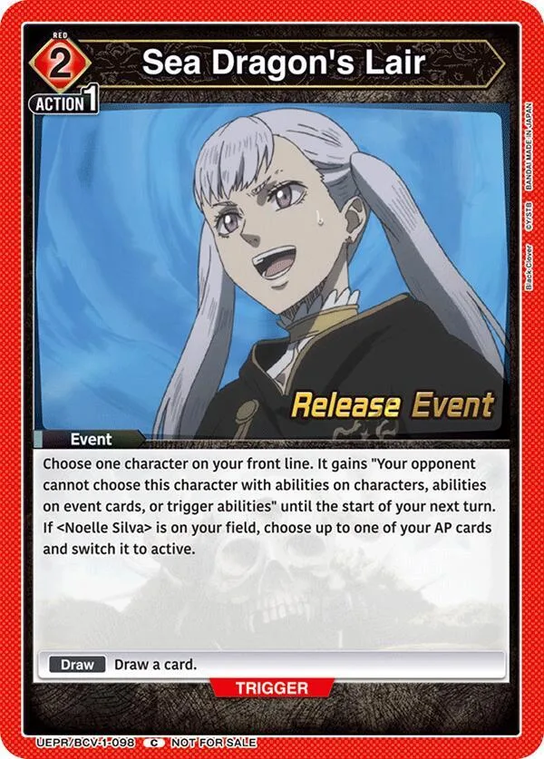 Sea Dragon's Lair card front