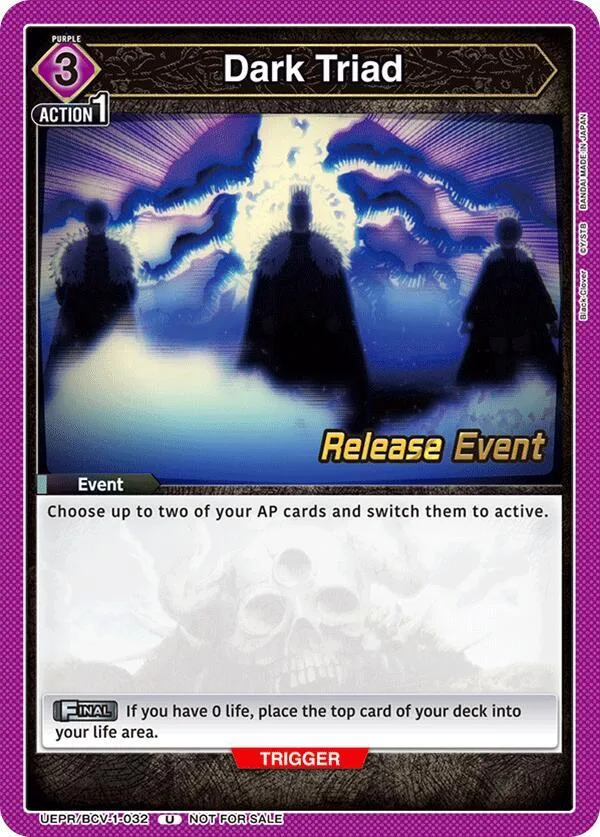 Dark Triad card front
