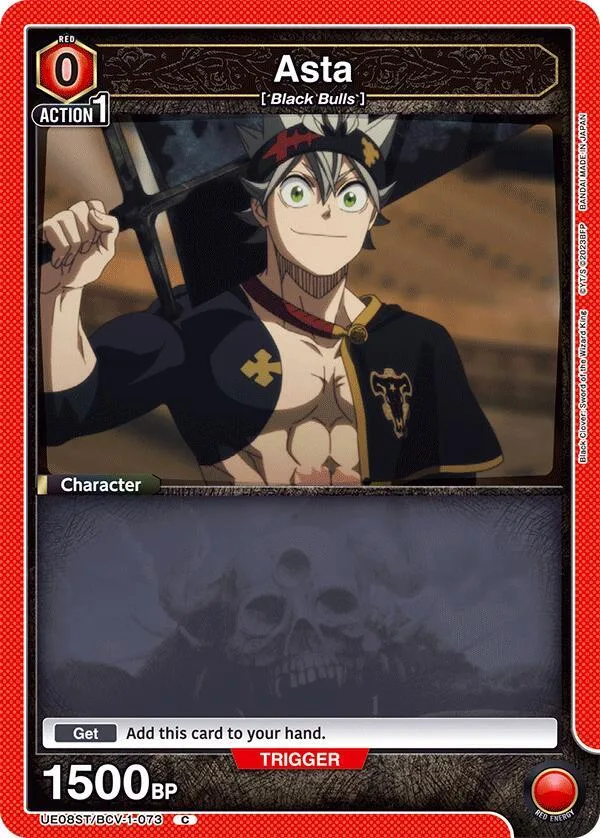 Asta (073) card front