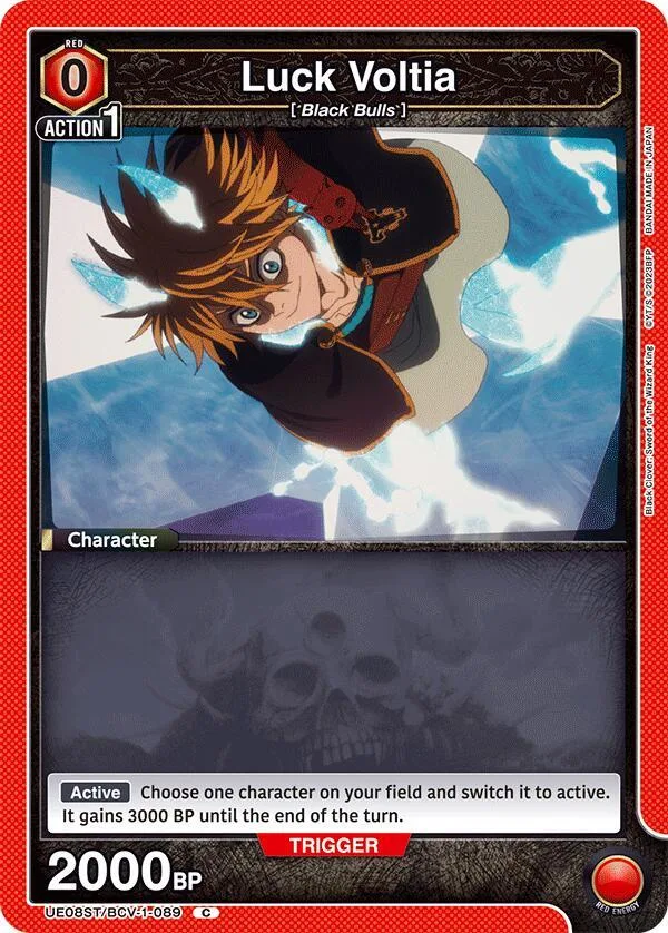 Luck Voltia card front