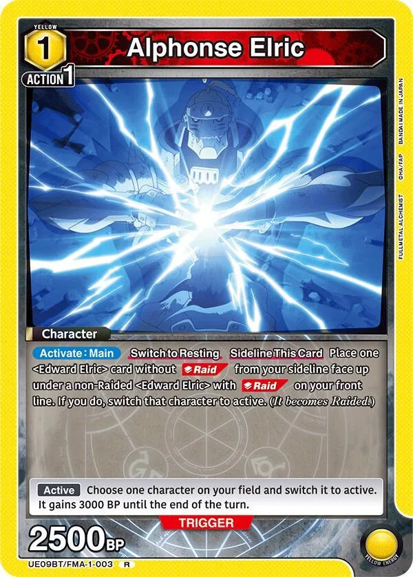 Alphonse Elric (003) card front