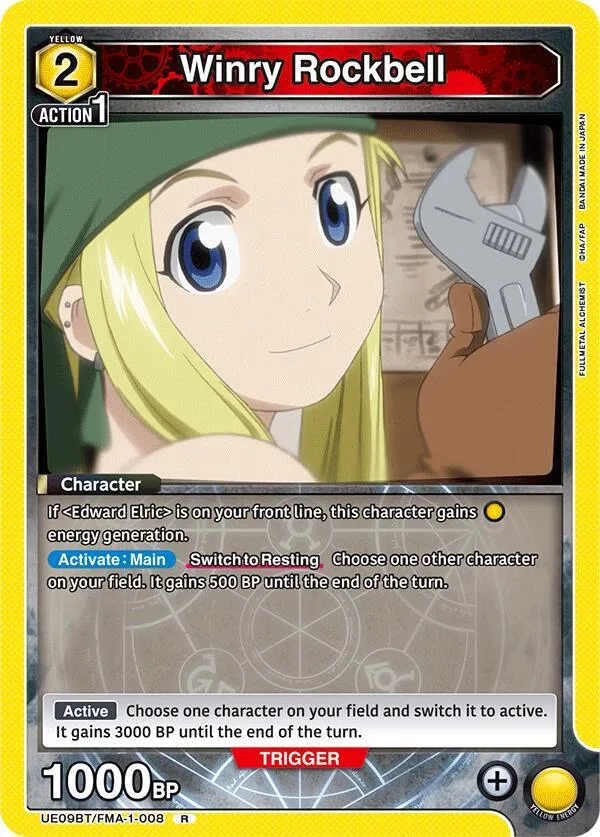 Winry Rockbell (008) card front