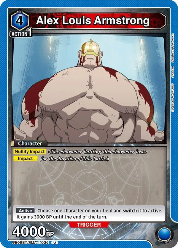 Alex Louis Armstrong (036) card front