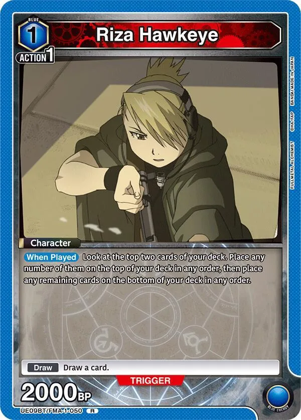 Riza Hawkeye (050) card front