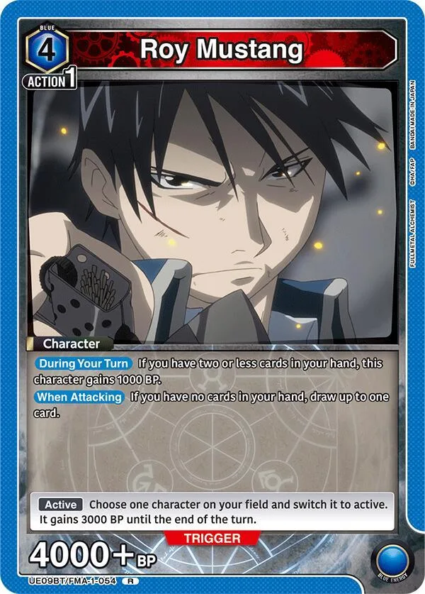 Roy Mustang (054) card front