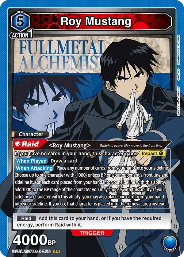 Roy Mustang (055) card front