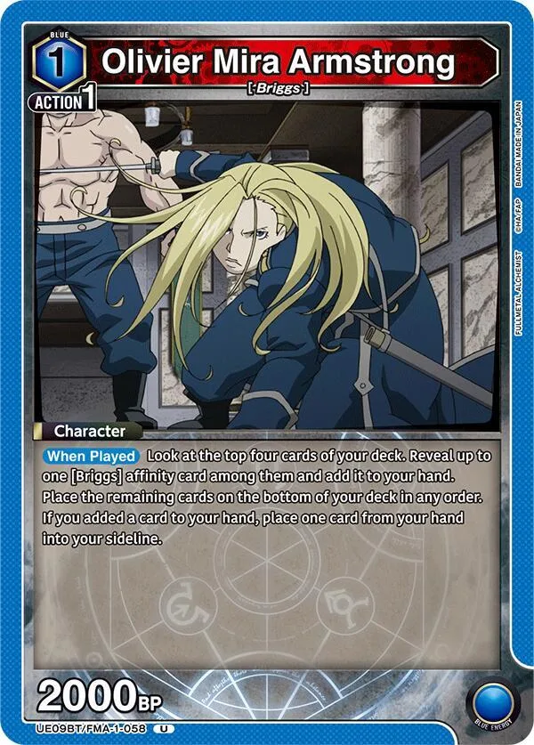 Olivier Mira Armstrong (058) card front