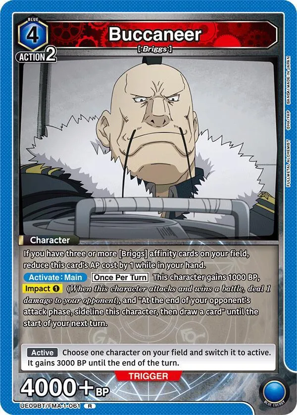 Buccaneer card front