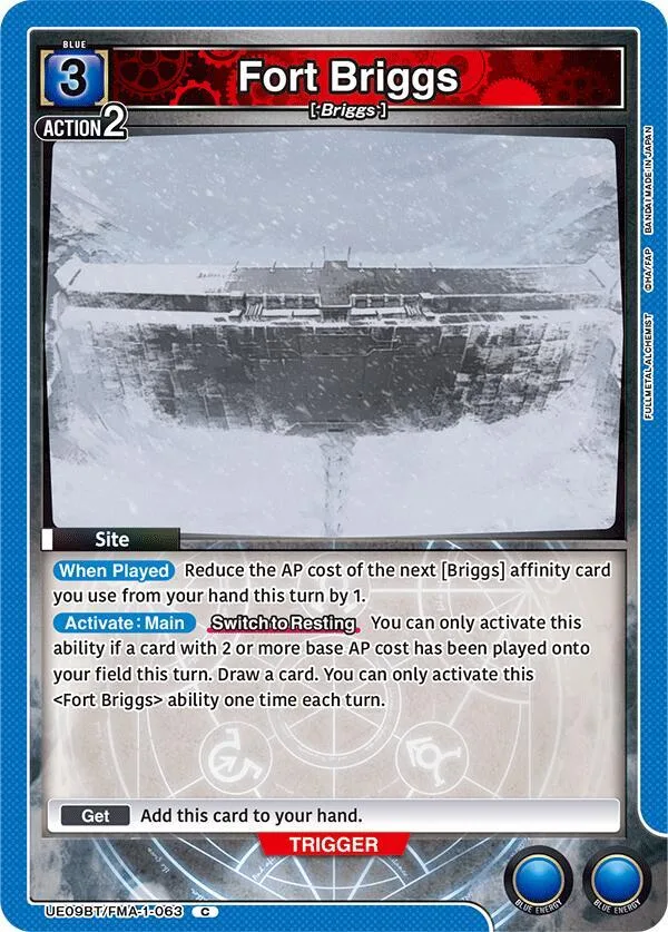 Fort Briggs card front