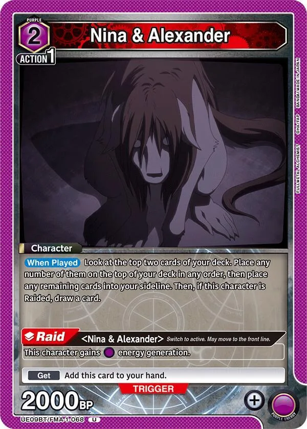 Nina & Alexander (068) card front