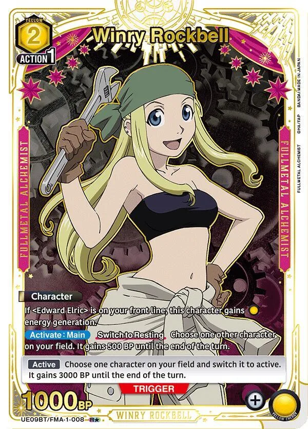 Winry Rockbell (008) (R*) card front