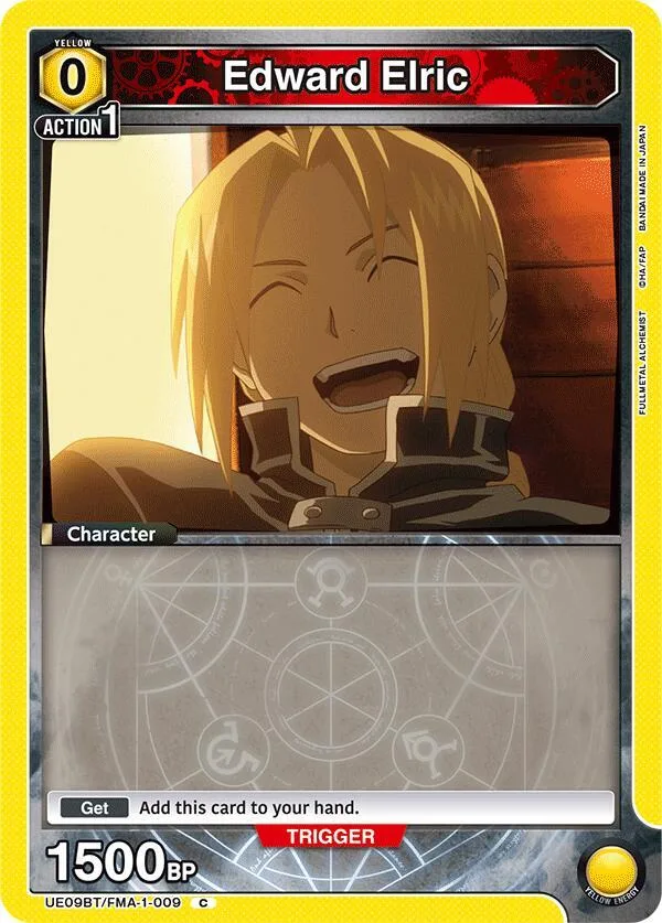 Edward Elric (009) (Box Topper Foil) card front