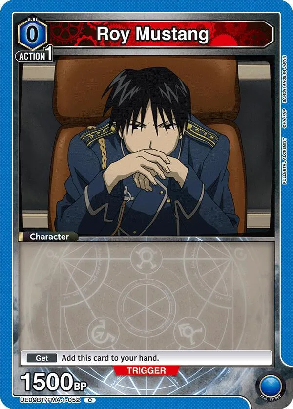 Roy Mustang (052) (Box Topper Foil) card front