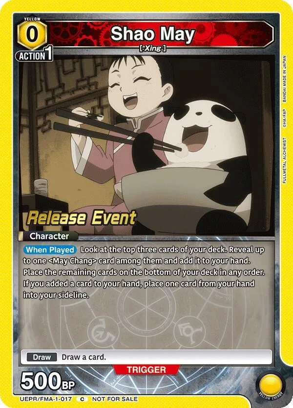 Shao May card front