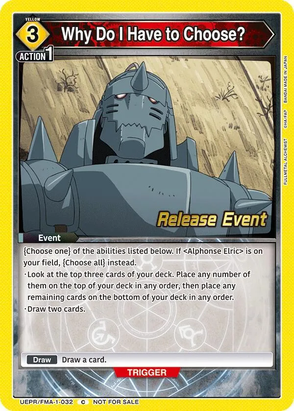 Why Do I Have to Choose? card front