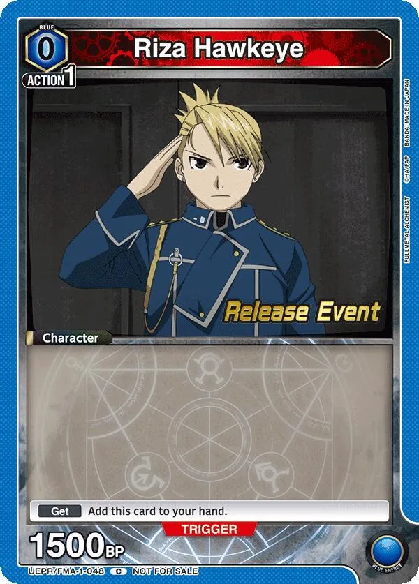 Riza Hawkeye (048) card front