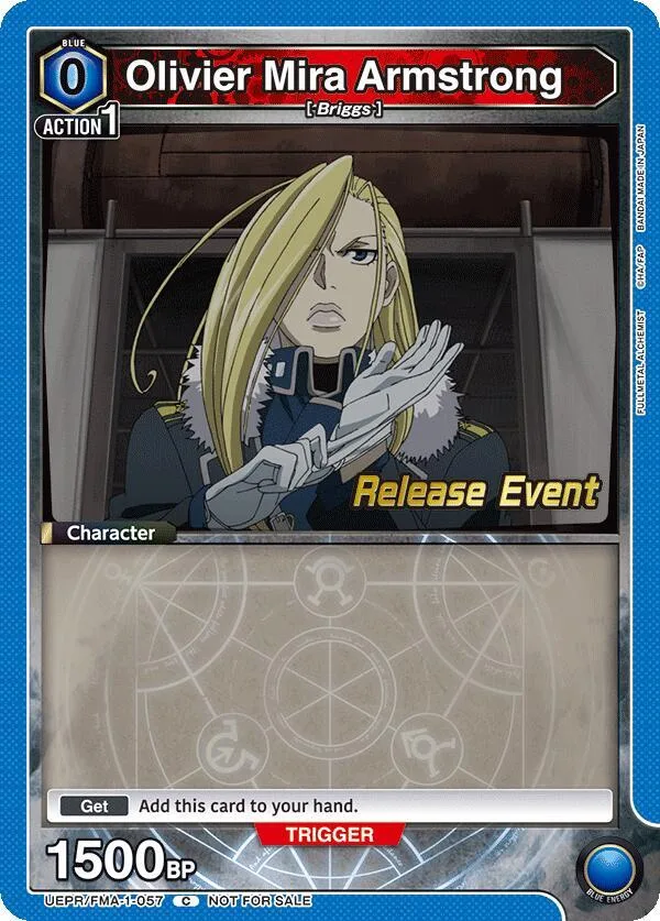 Olivier Mira Armstrong (057) card front
