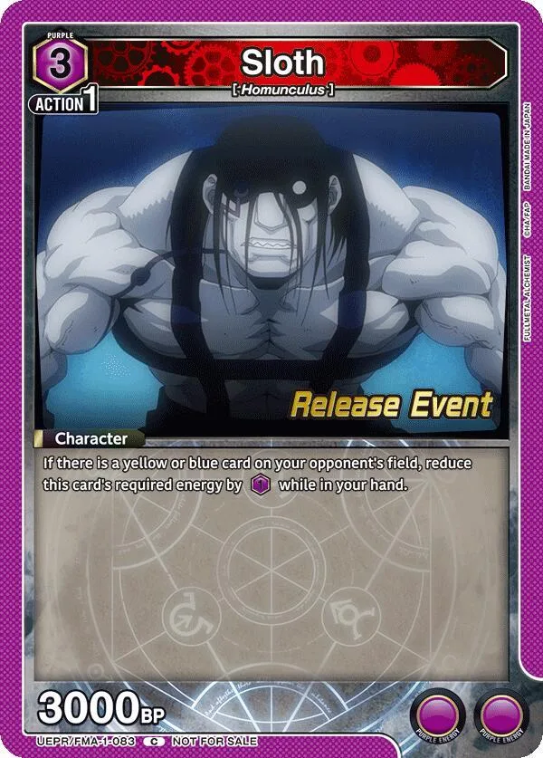 Sloth card front