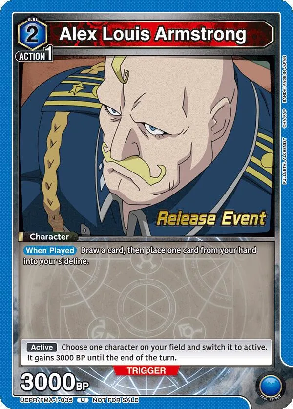 Alex Louis Armstrong (035) card front