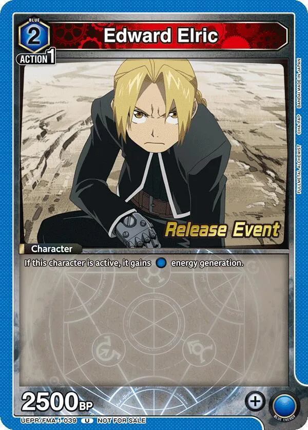 Edward Elric (039) card front