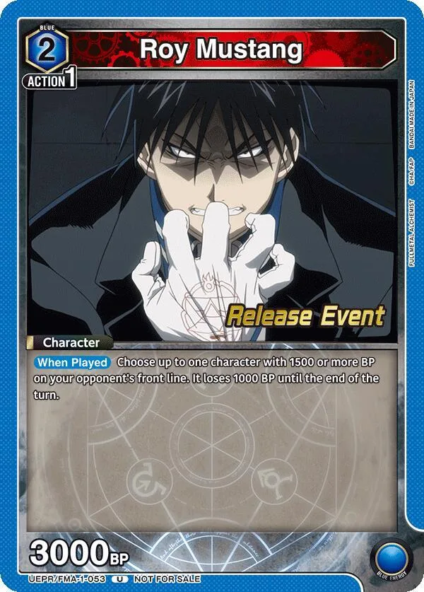 Roy Mustang (053) card front