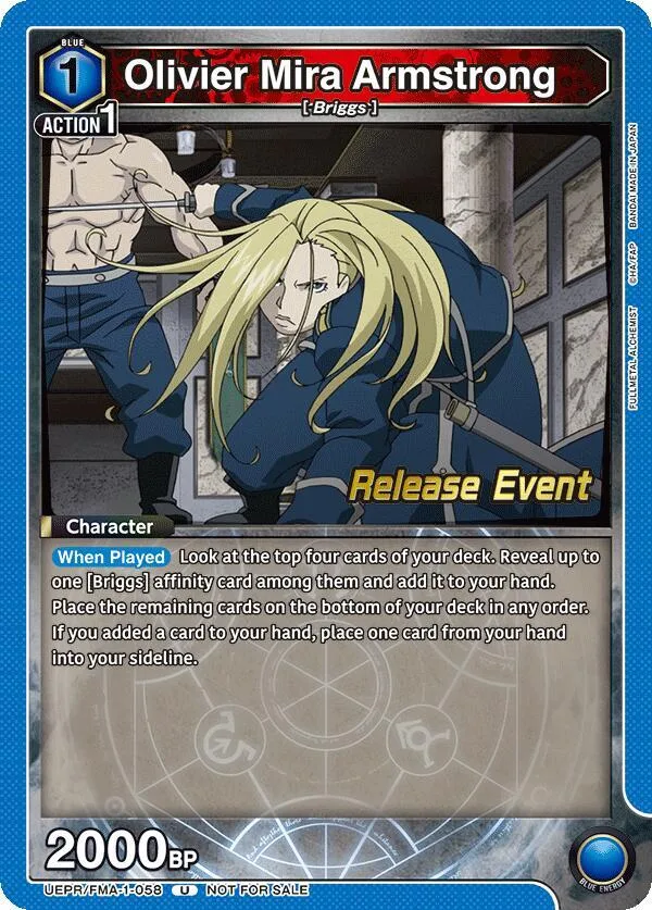 Olivier Mira Armstrong (058) card front
