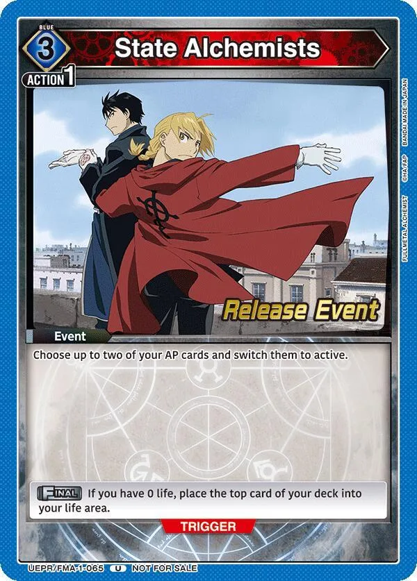 State Alchemists card front