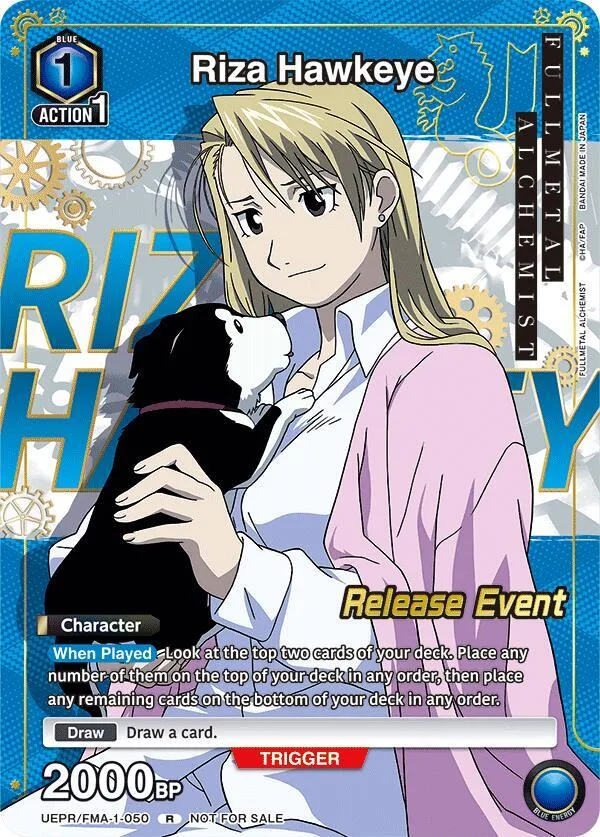 Riza Hawkeye (Release Event Participation) card front