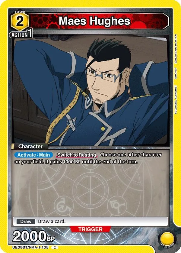 Maes Hughes card front