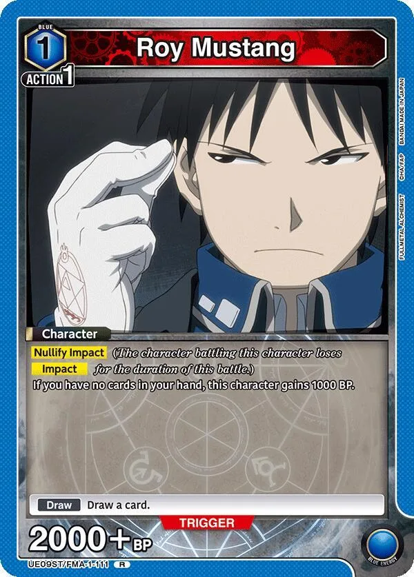 Roy Mustang (111) card front